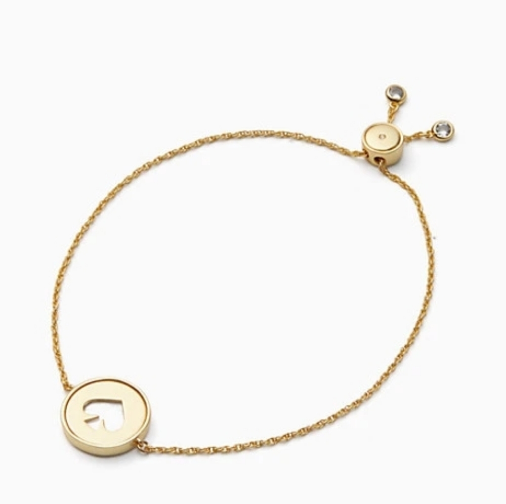 🎉HP🎉 NEW Kate Spade Slider Bracelet in Gold